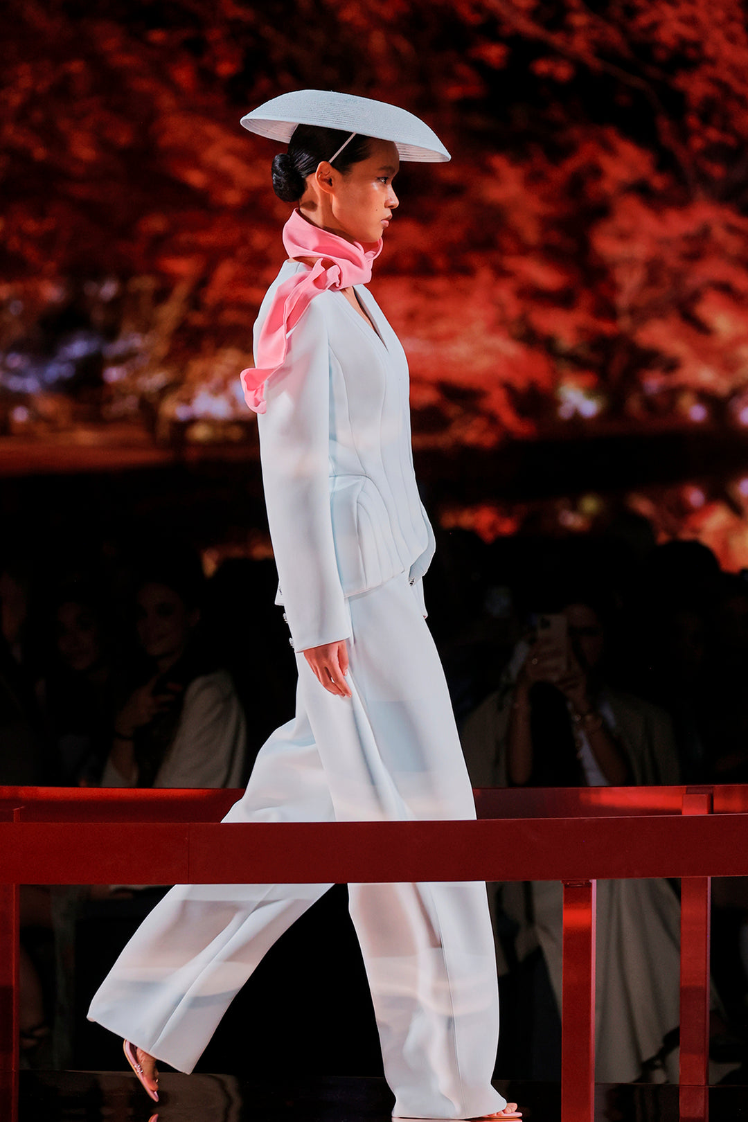 V-Neckline Silk Top And Pants