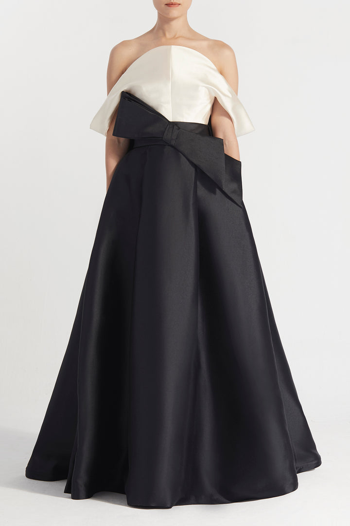 Off-The-shoulder Gown with Bow