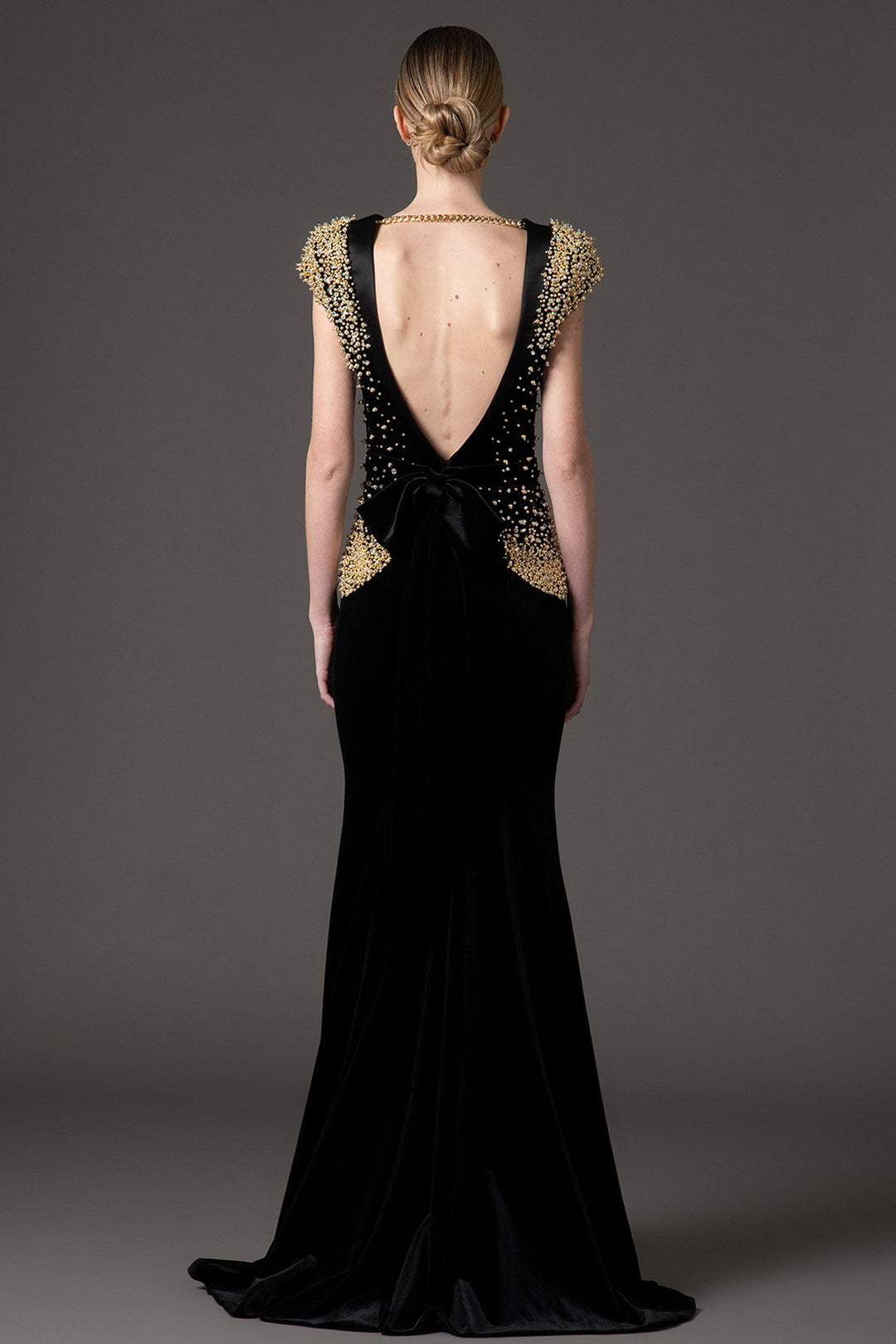 Velvet Radzimir Dress with Embroidery