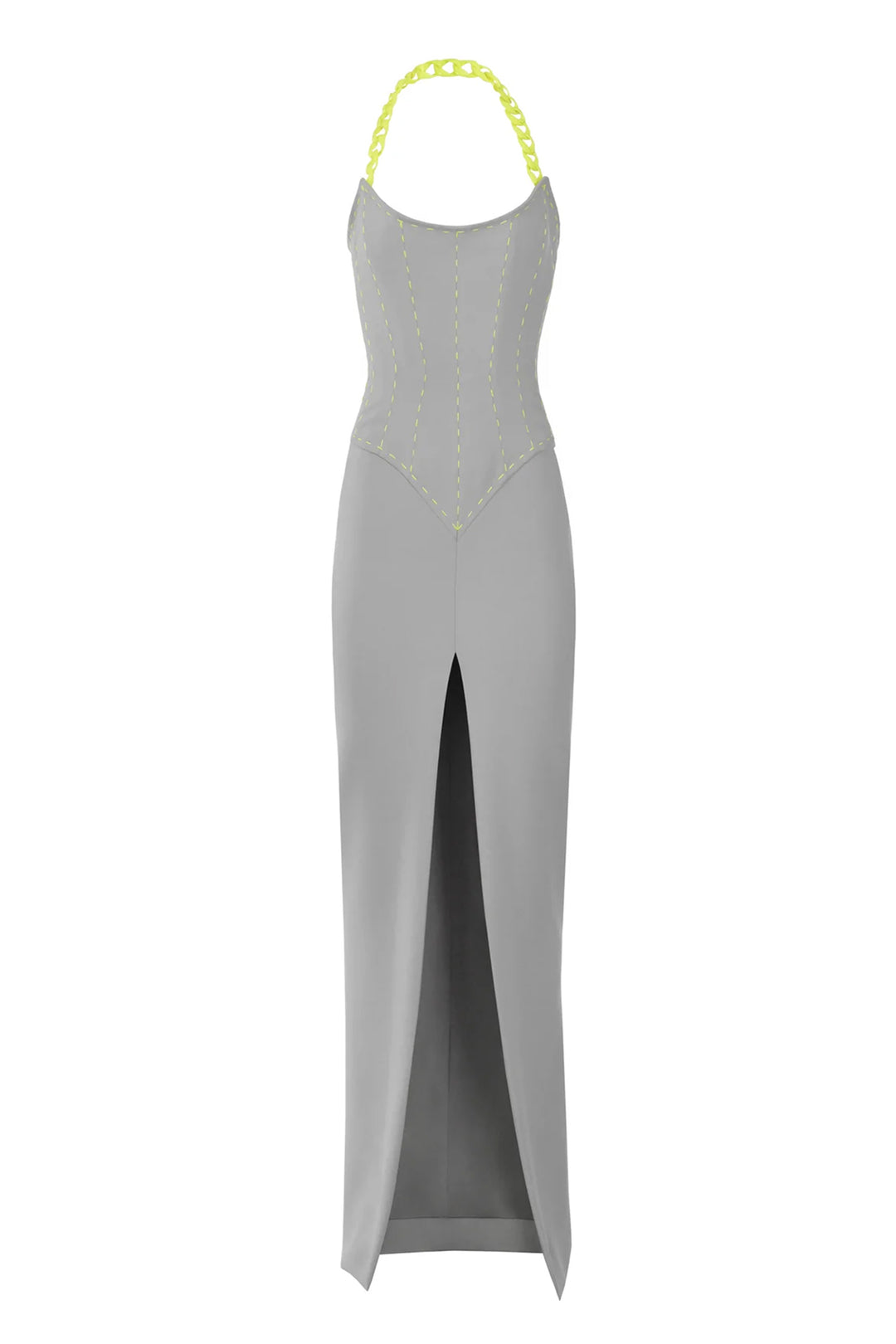 Halter Neck Sleeveless Crepe Dress