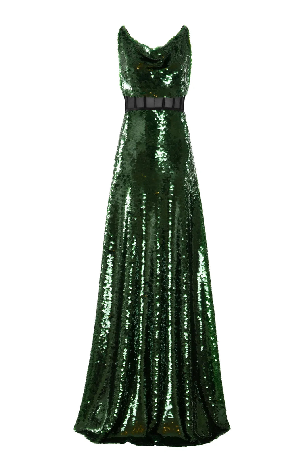 Sleeveless Sequin A-line Dress
