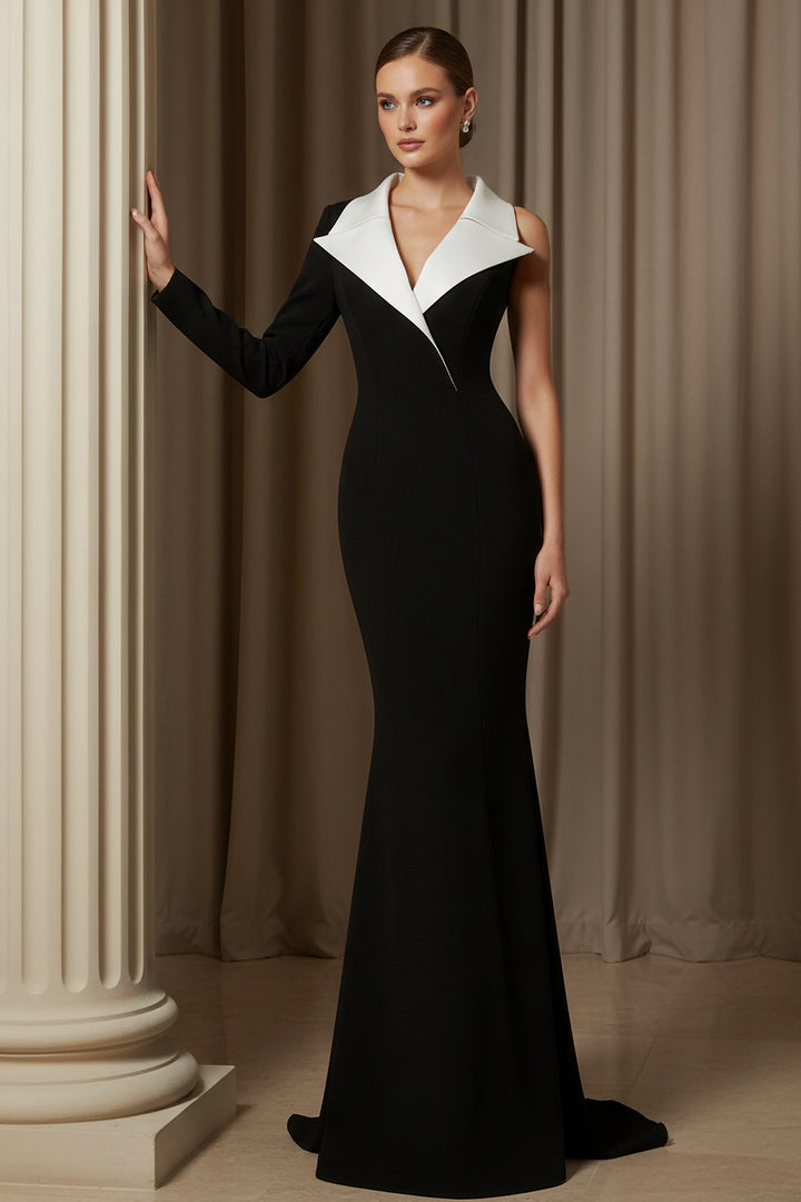 Mermaid with Off-The-Shoulder Dress