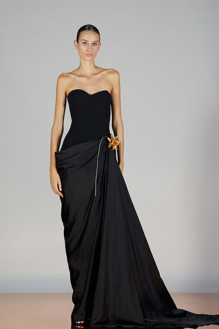 Sweetheart Satin A-Line Dress