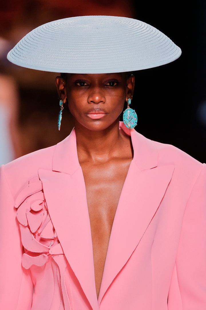 Satin V-Neckline Ensemble