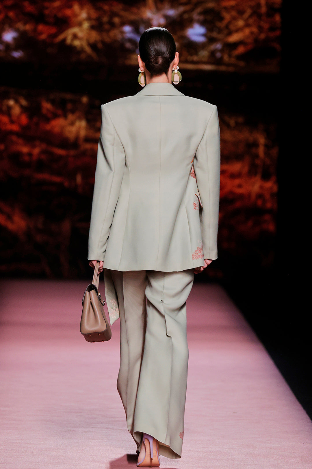 Top And Pants with V-Neckline