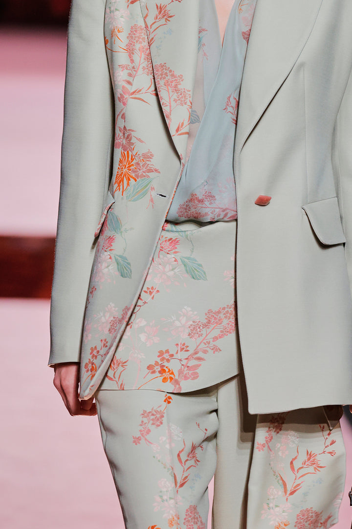 Top And Pants with V-Neckline