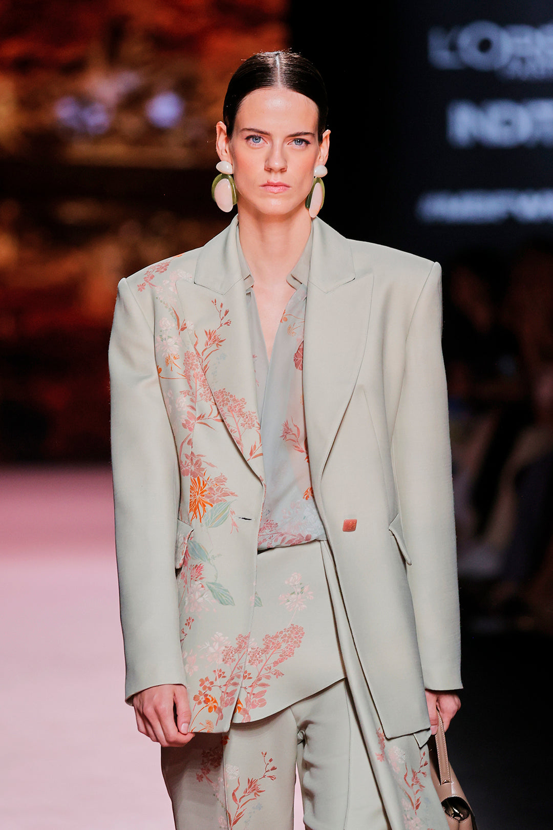 Top And Pants with V-Neckline