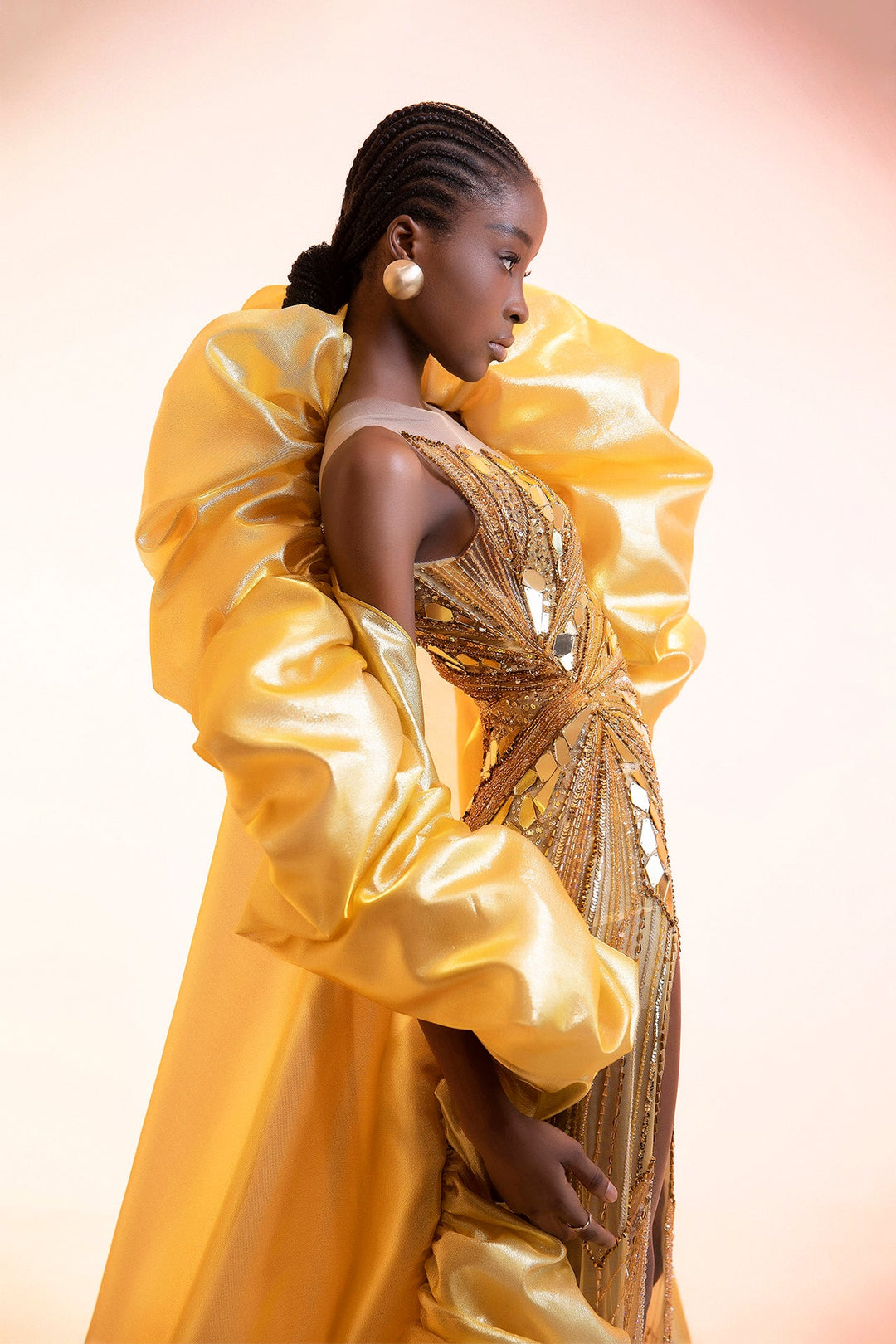 Golden Butterfly Dress M.R DESIGN Golden Butterfly Dress M.R DESIGN