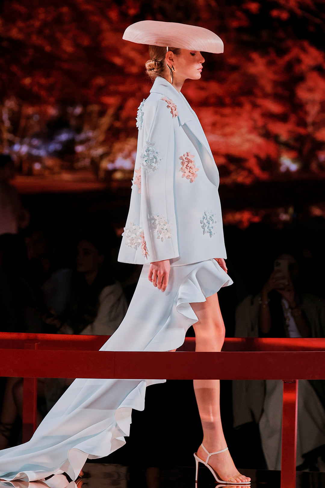 V-Neckline with Puff-Sleeve