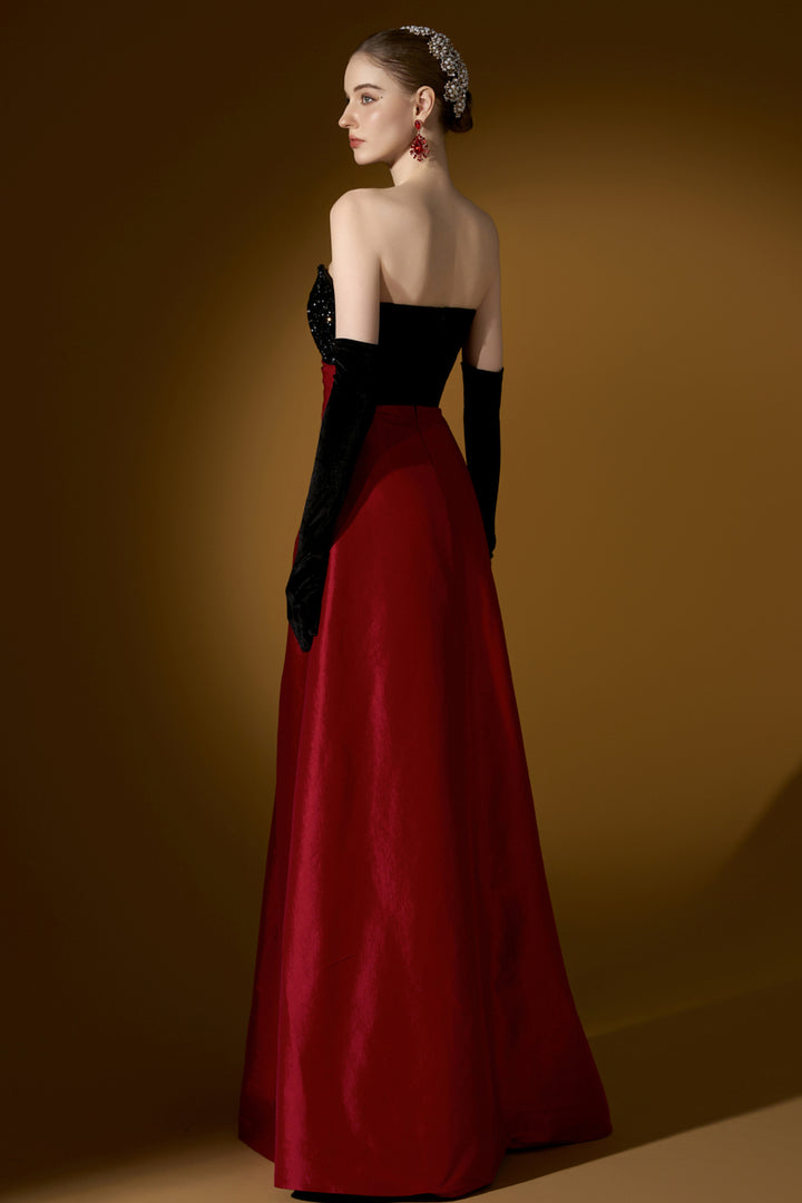 Strapless Fitted Column Dress