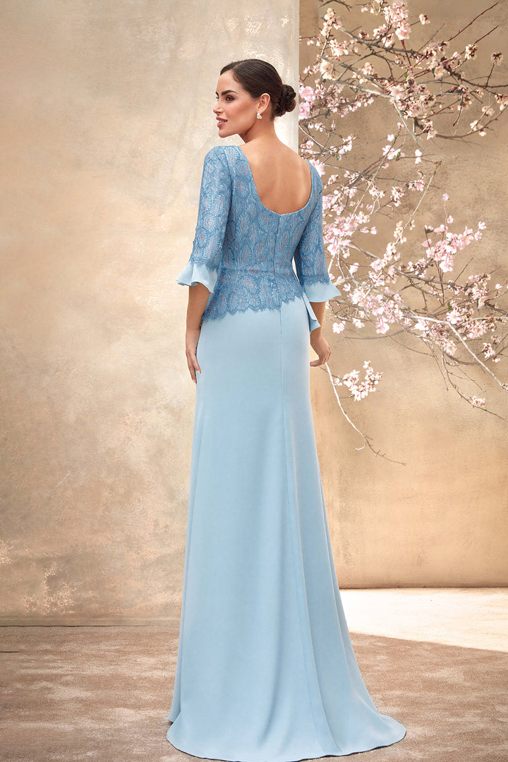 Chantilly Lace Bodice Mermaid Dress