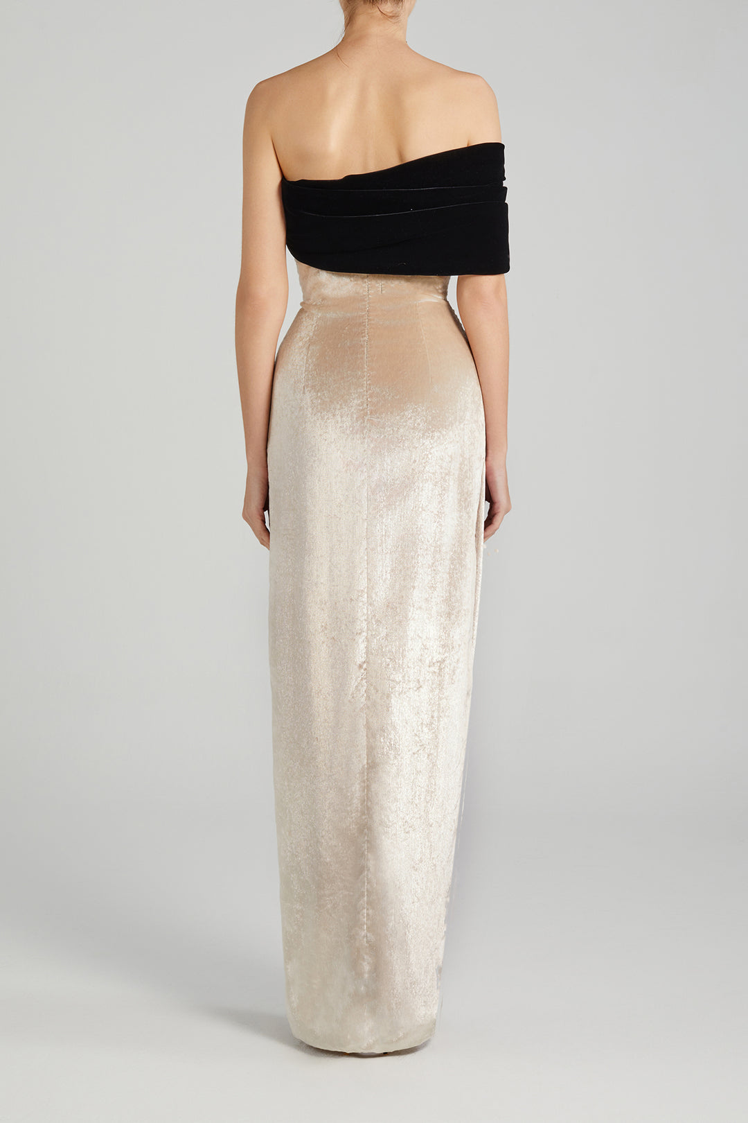 Velvet Off-The-Shoulder Dress