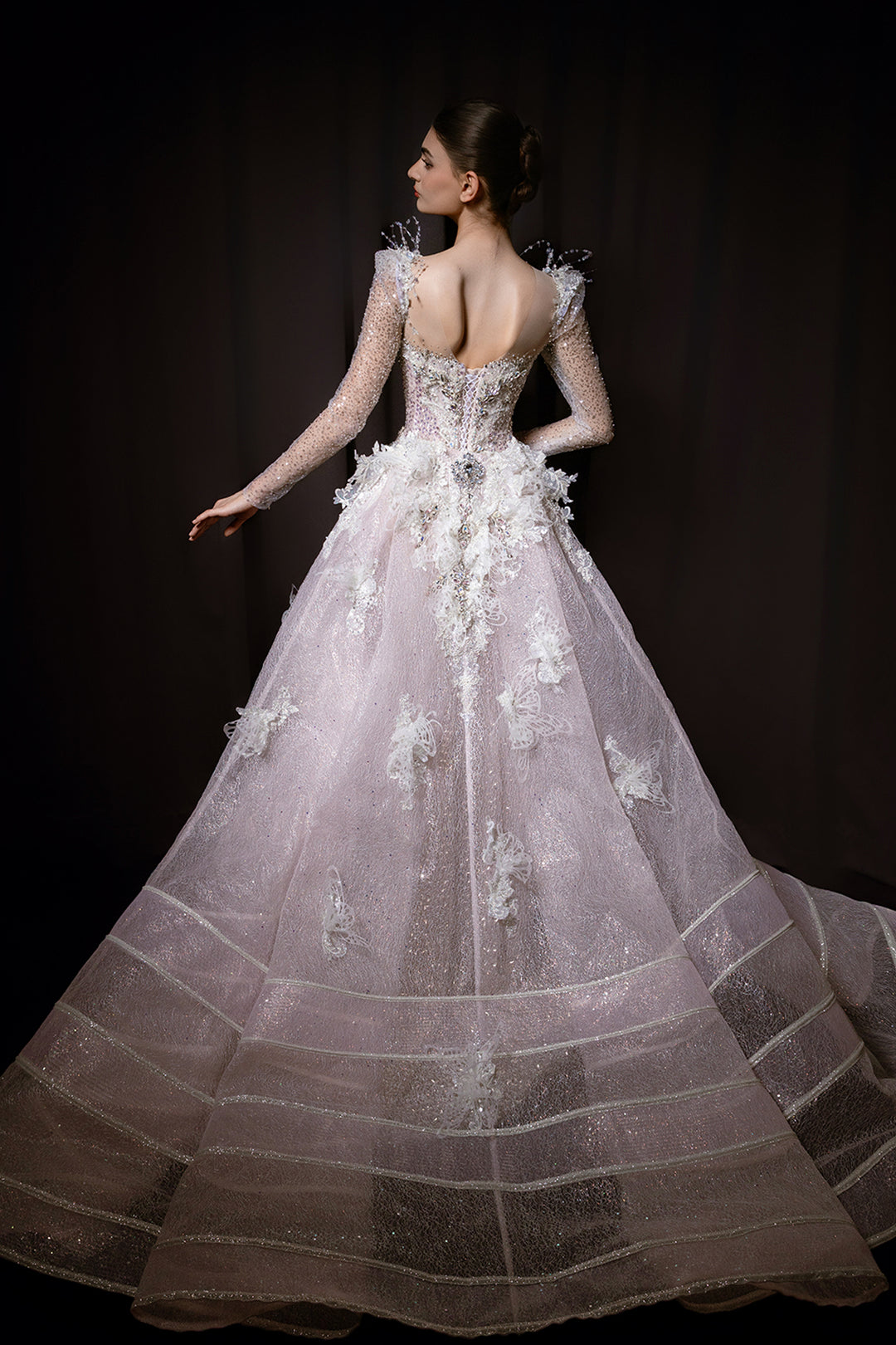 Radiant Beaded Long Dress