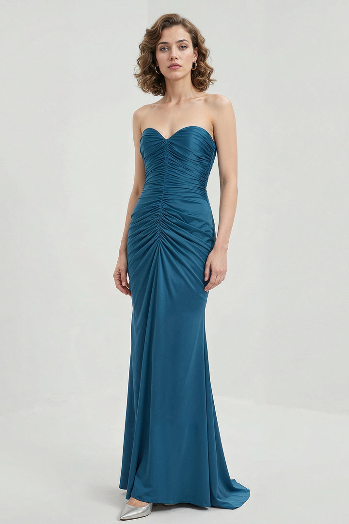 Long Dress with Strapless Sweetheart