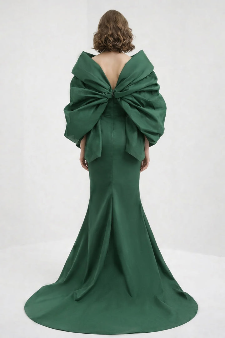 Mermaid Dress with Sculptural Twist