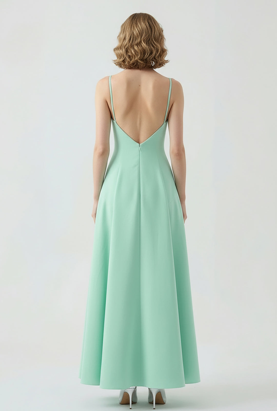 Spaghetti Strap A-Line Dress