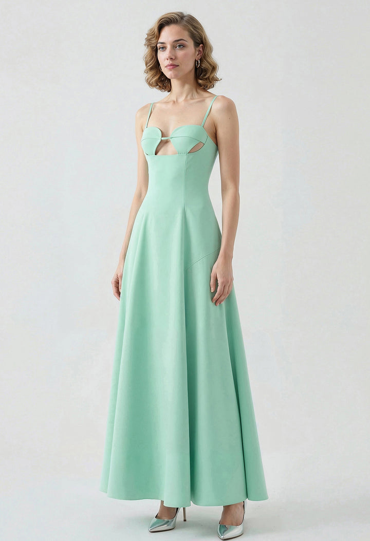Spaghetti Strap A-Line Dress