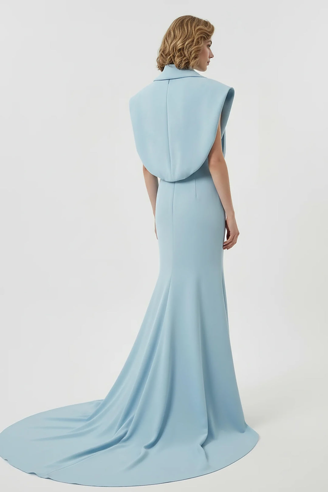 Structured Cowl Mermaid Dress