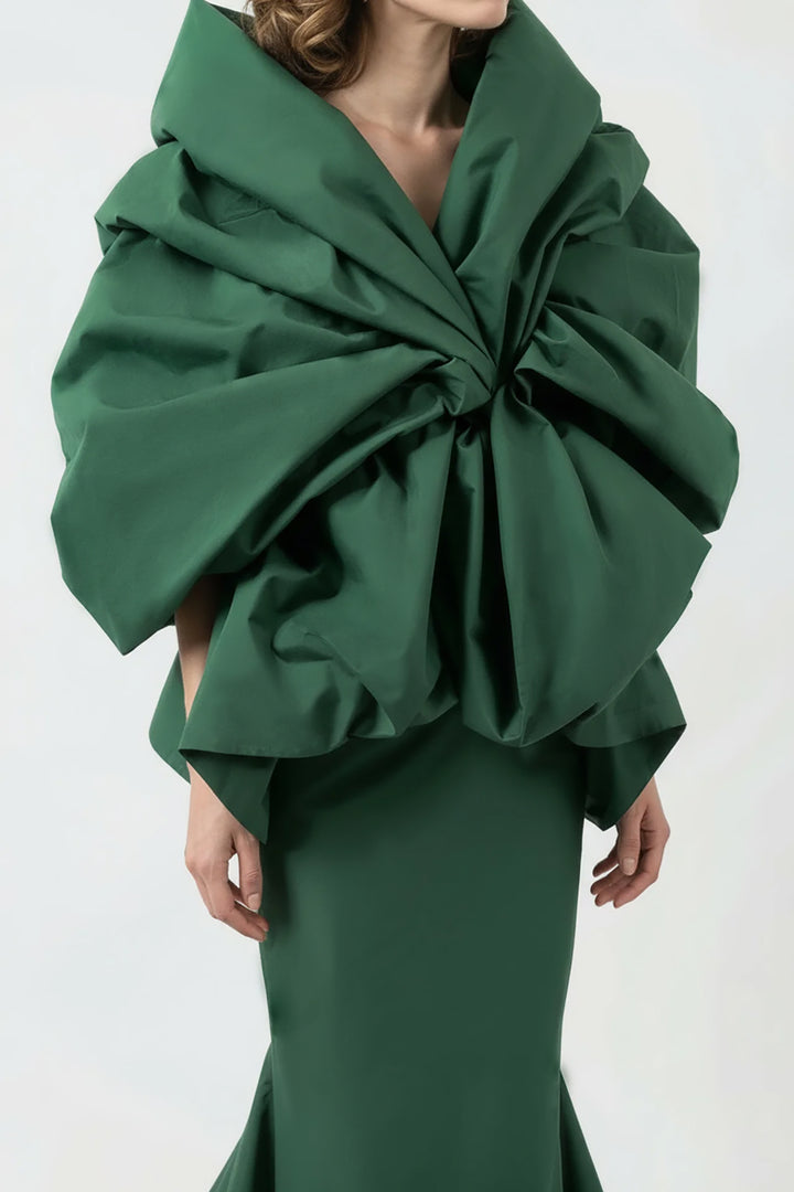 Mermaid Dress with Sculptural Twist