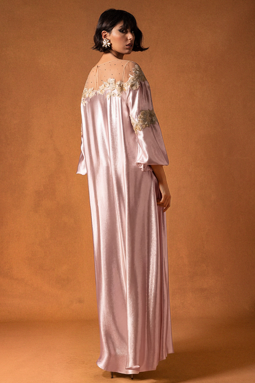 Shiny Silk Kaftan