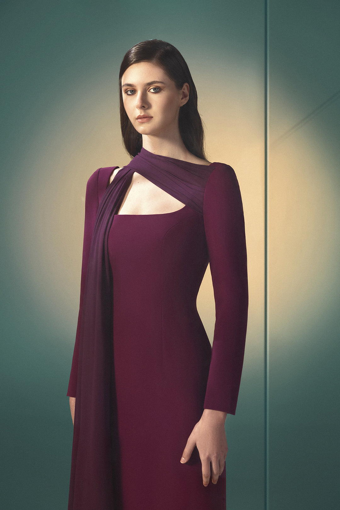 Column Full-Length Dress