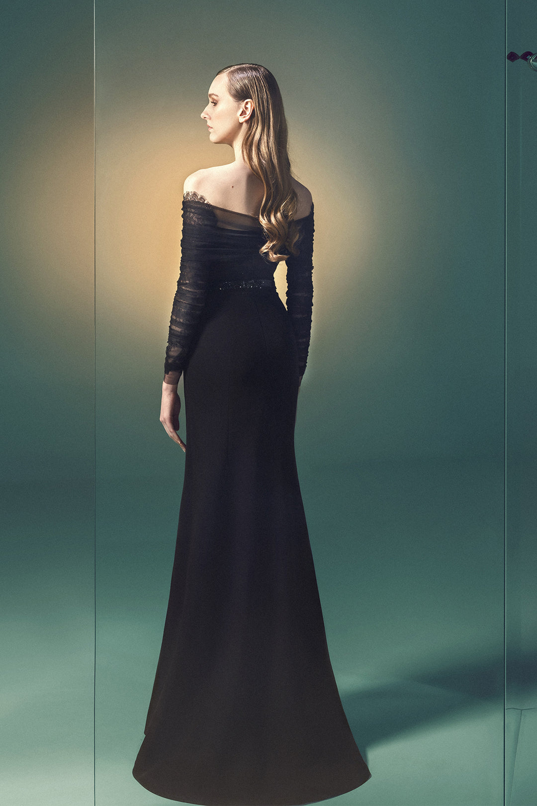 Off-the-Shoulder A-Line Dress