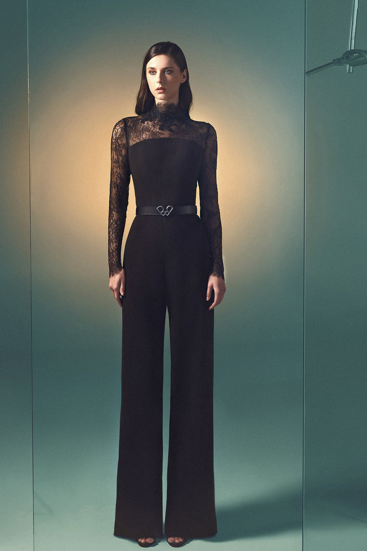 Long-Sleeve Crepe Ensemble