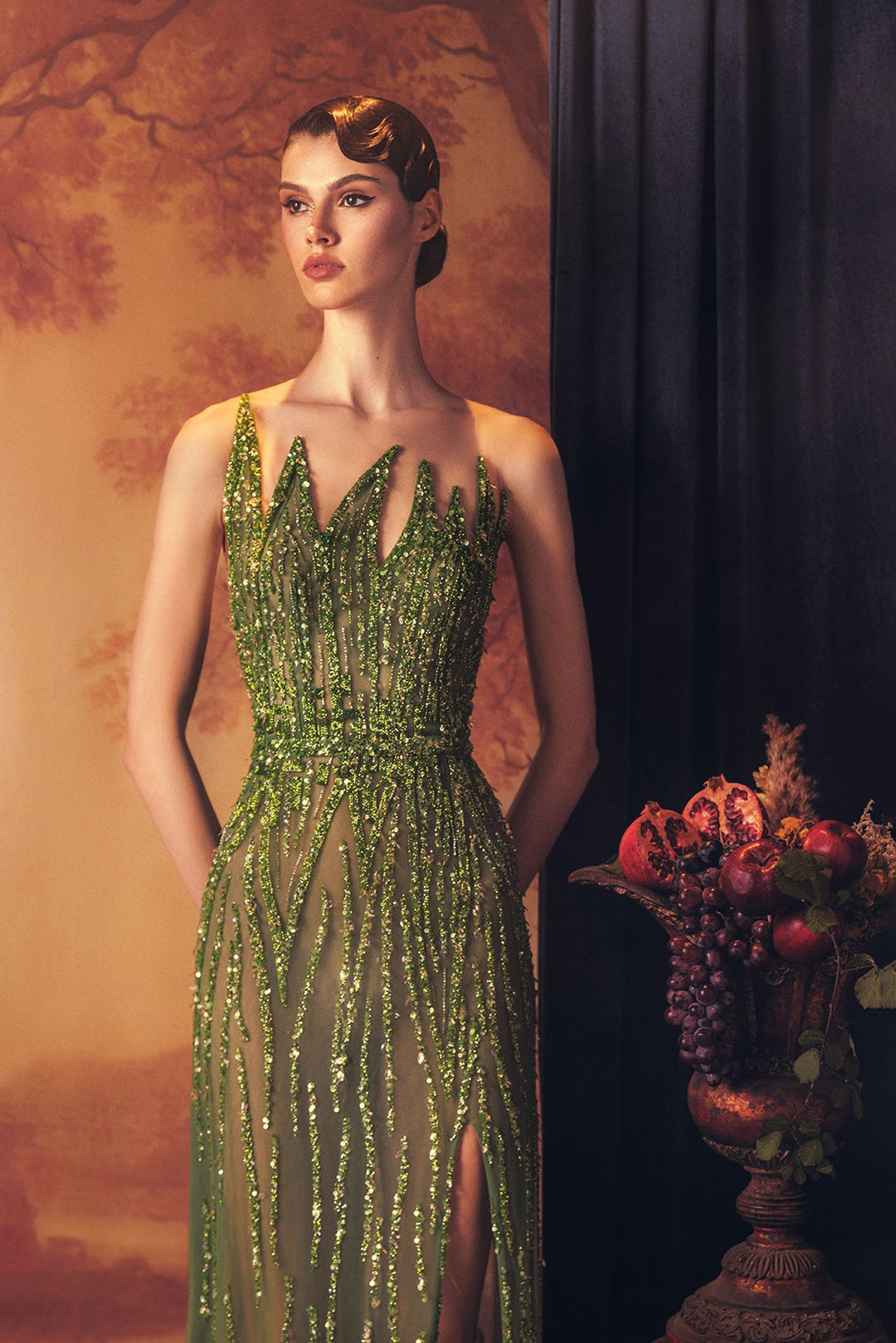 M R Design Embroidered Strapless Tulle Dress – M.R DESIGN