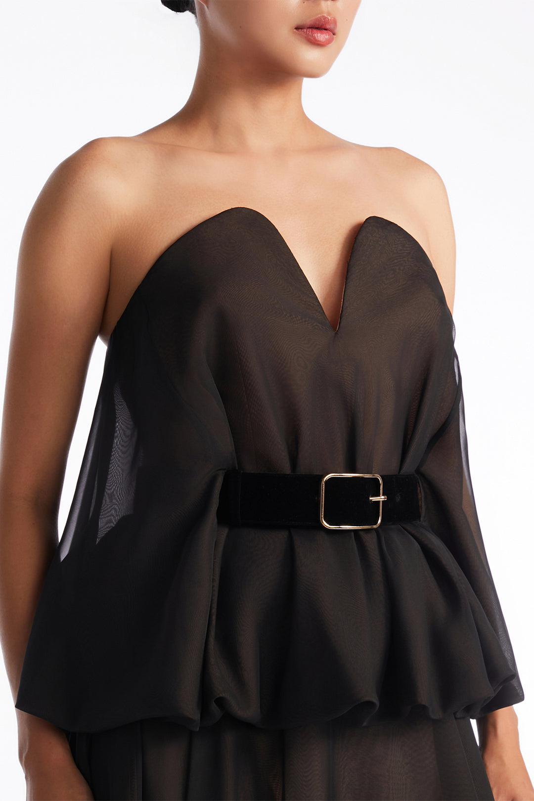 Strapless Sweetheart Neckline with A-Line Dress
