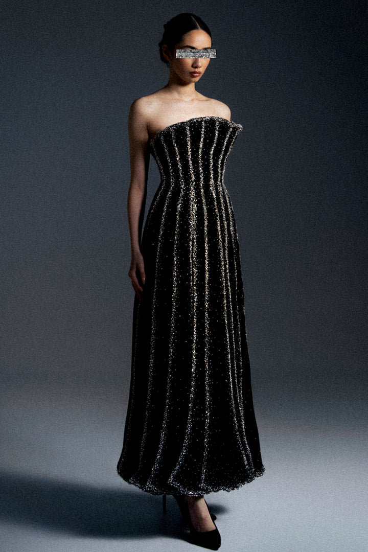 Petal Sculpted Corset Dress