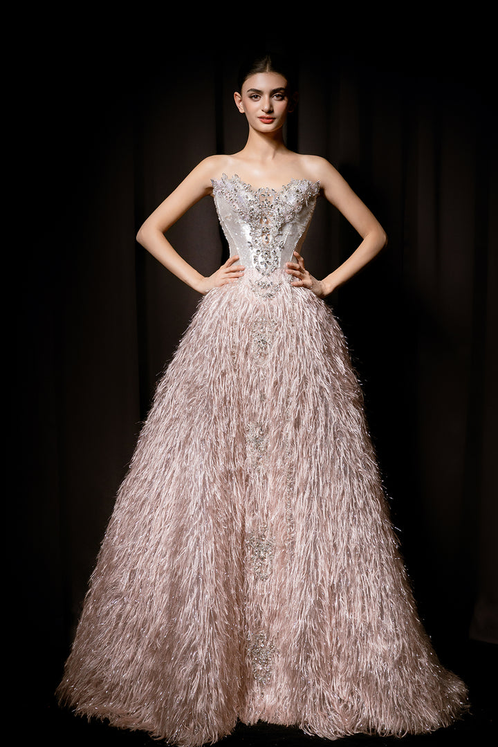 Sculpted Bodice A-Line Dress