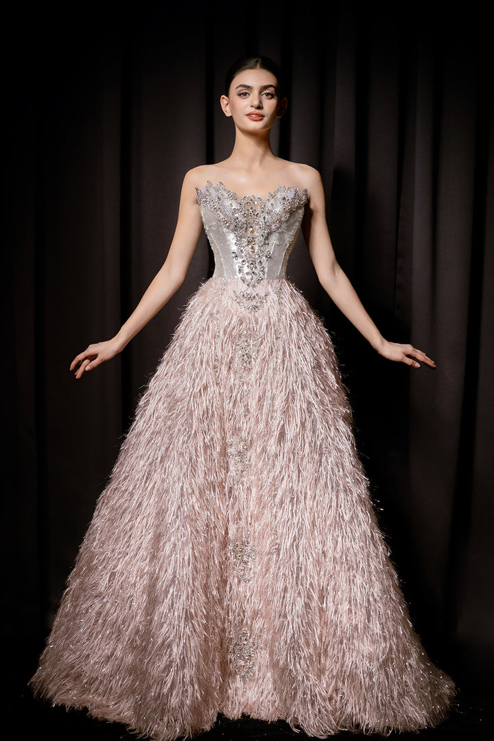 Sculpted Bodice A-Line Dress