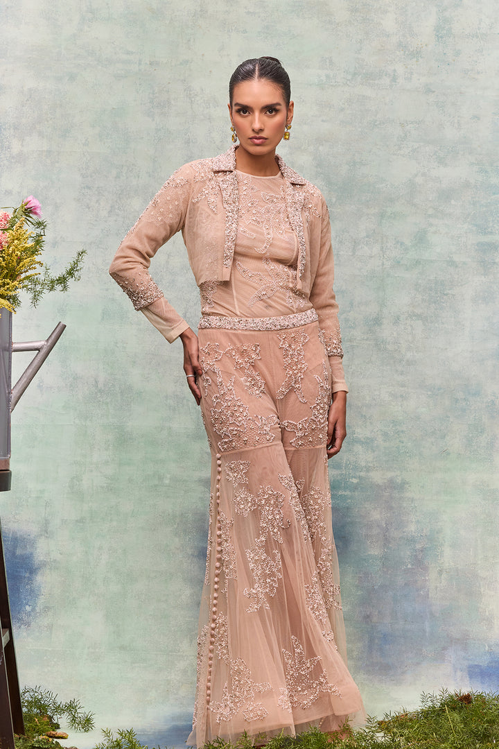 Jacket And Flared Pants