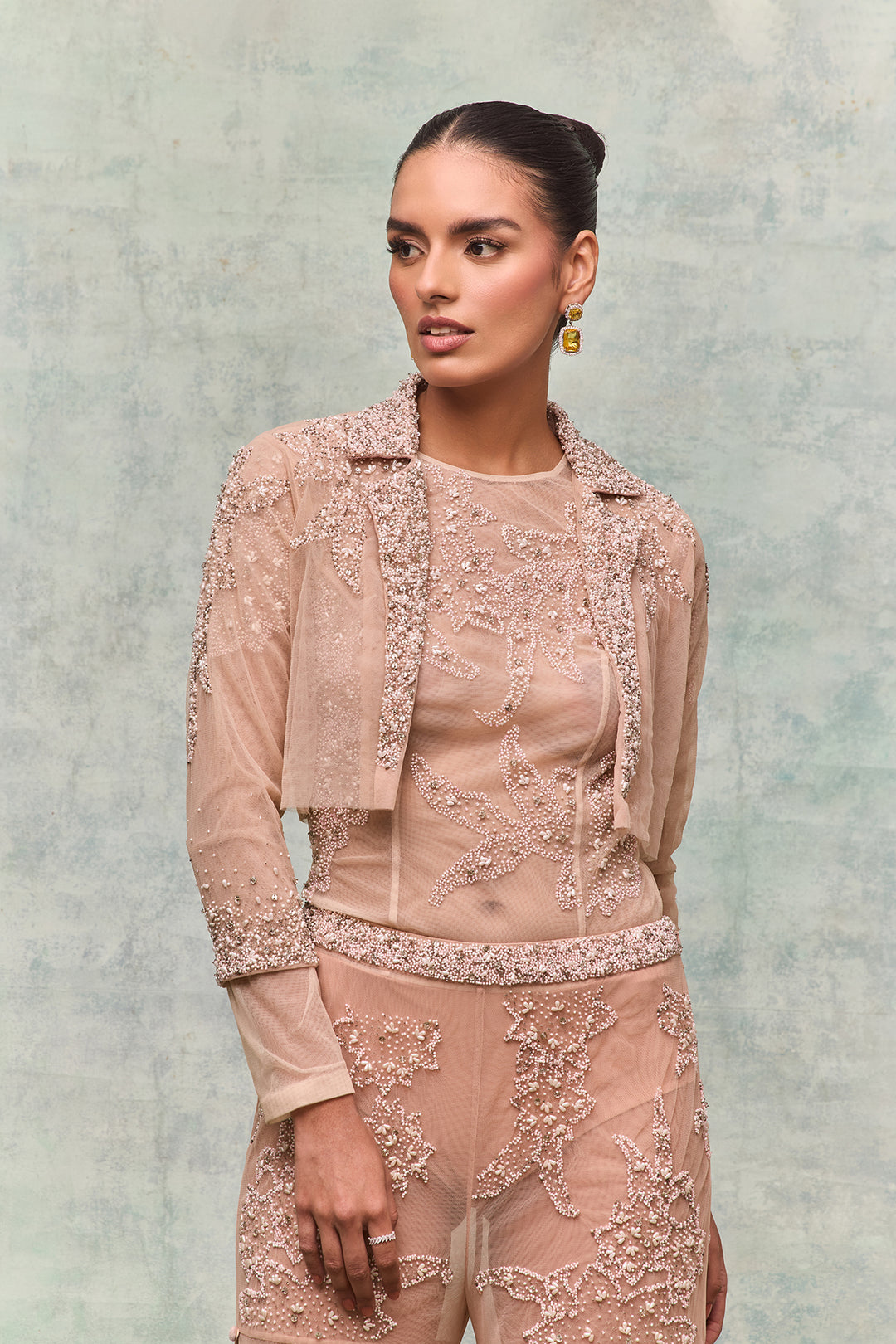 Botanical Embroidered Boxed Ensemble