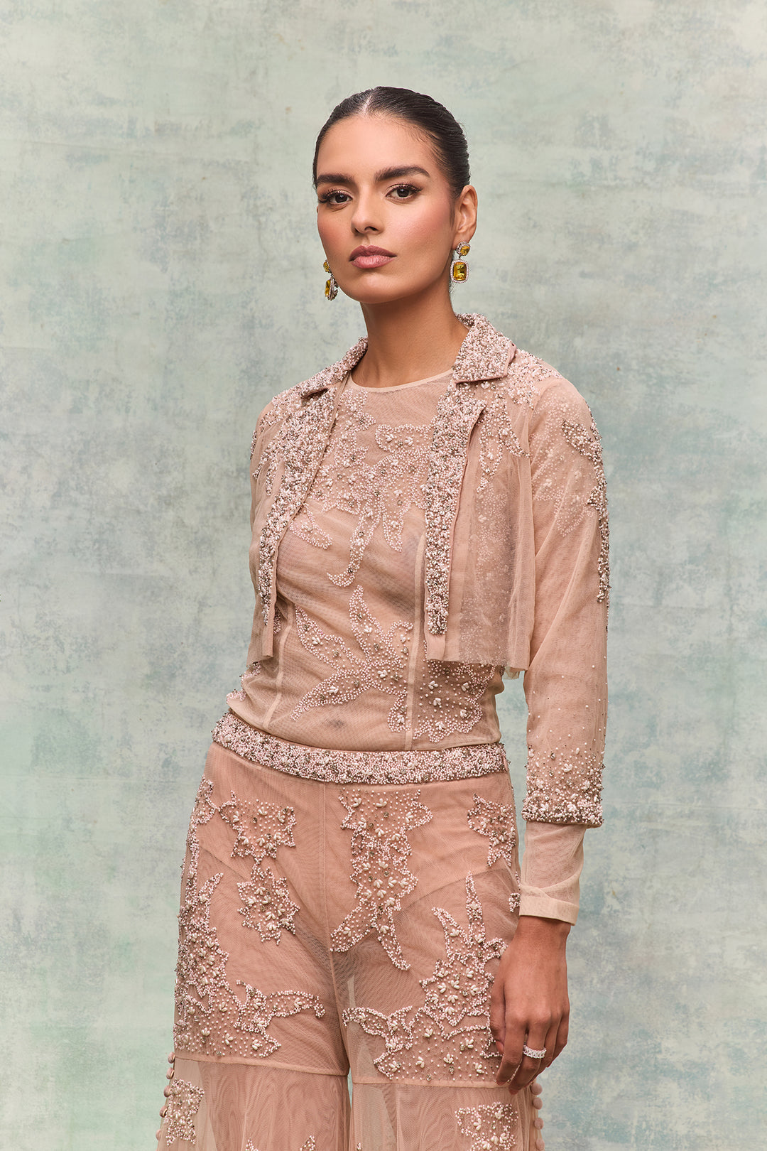 Botanical Embroidered Boxed Ensemble