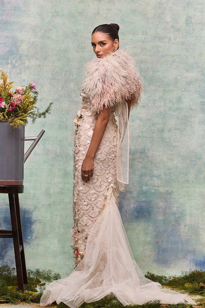 Floral Cascade Dress