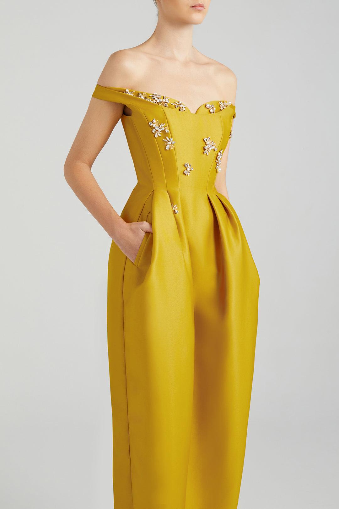 Cocoon Dress with Beaded Front