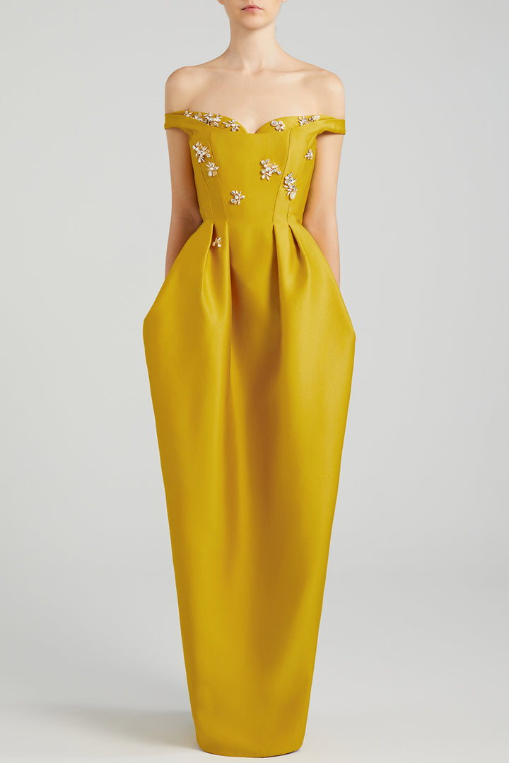 Cocoon Dress with Beaded Front