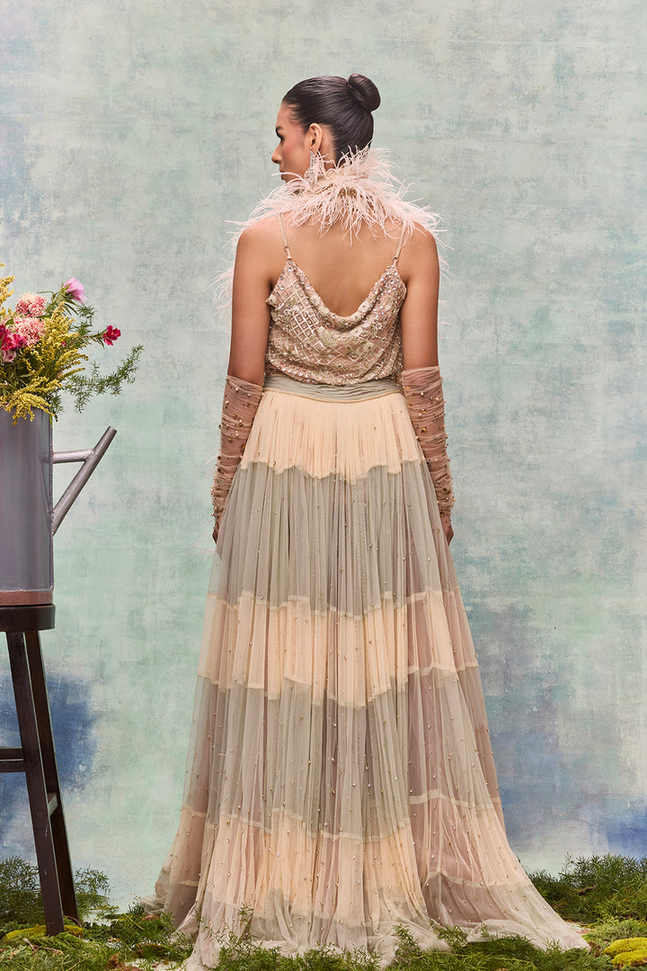 Fluid Silhouette with Opulent Accents