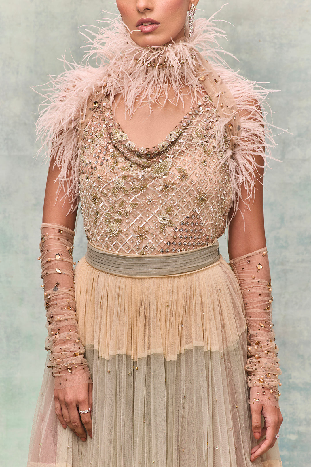 Fluid Silhouette with Opulent Accents