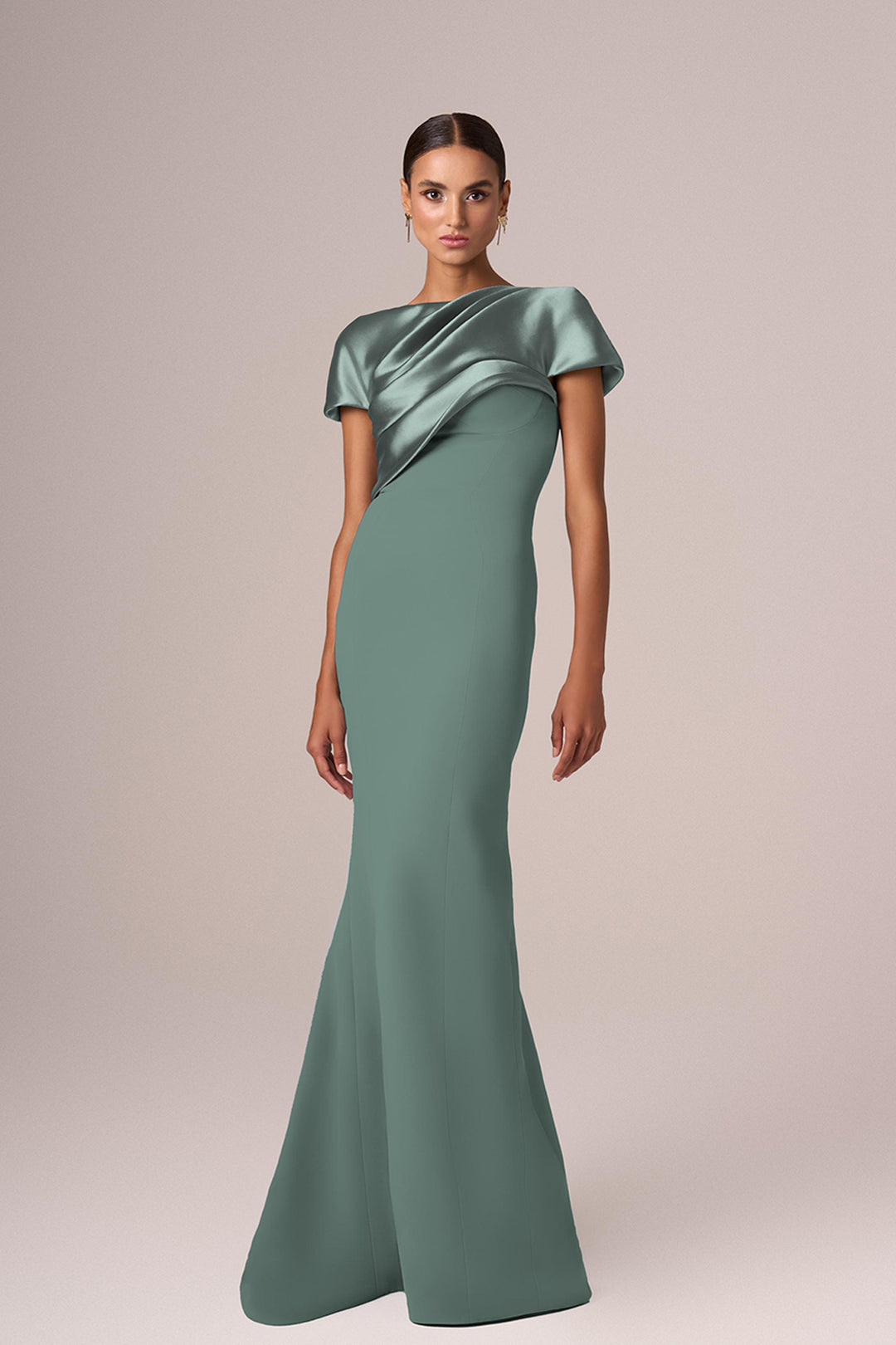 Short Sleeve Cape Mermaid