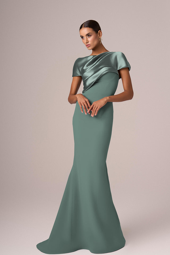 Short Sleeve Cape Mermaid