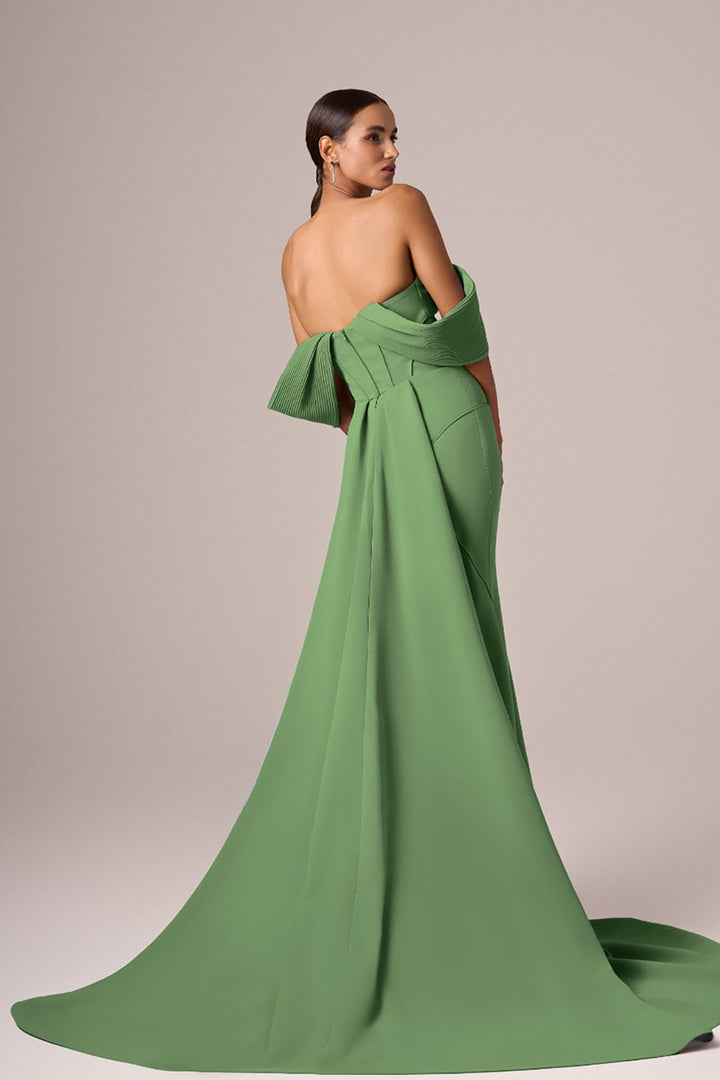 Corseted Bodice Off-Shoulder Dress