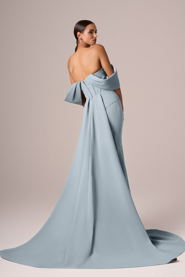 Corseted Bodice Off-Shoulder Dress