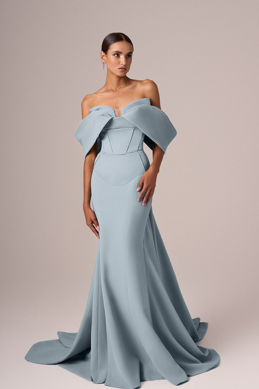 Corseted Bodice Off-Shoulder Dress