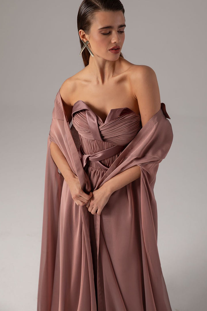 Structured Sweetheart Column Dress