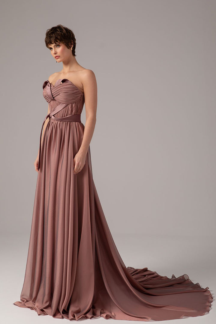 Structured Sweetheart Column Dress