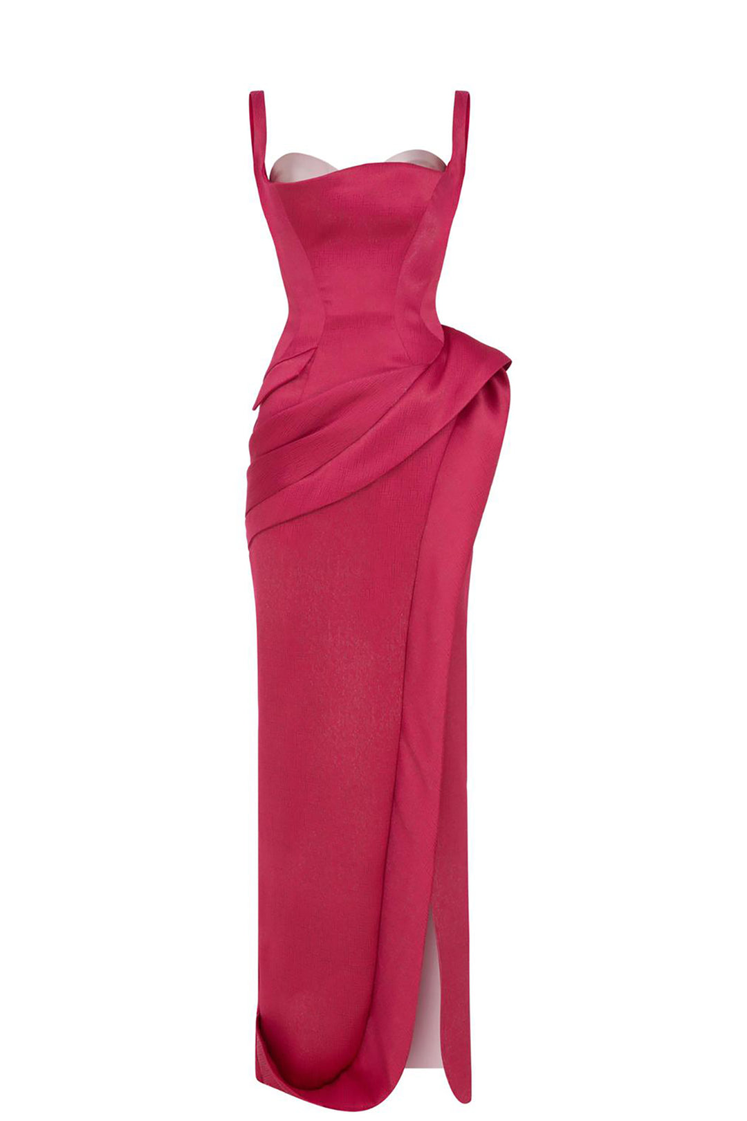 Off-The-Shoulder Cape Midi Dress