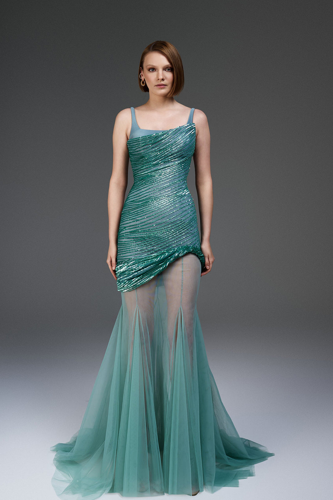 Sequin Bodice with Tulle Skirt