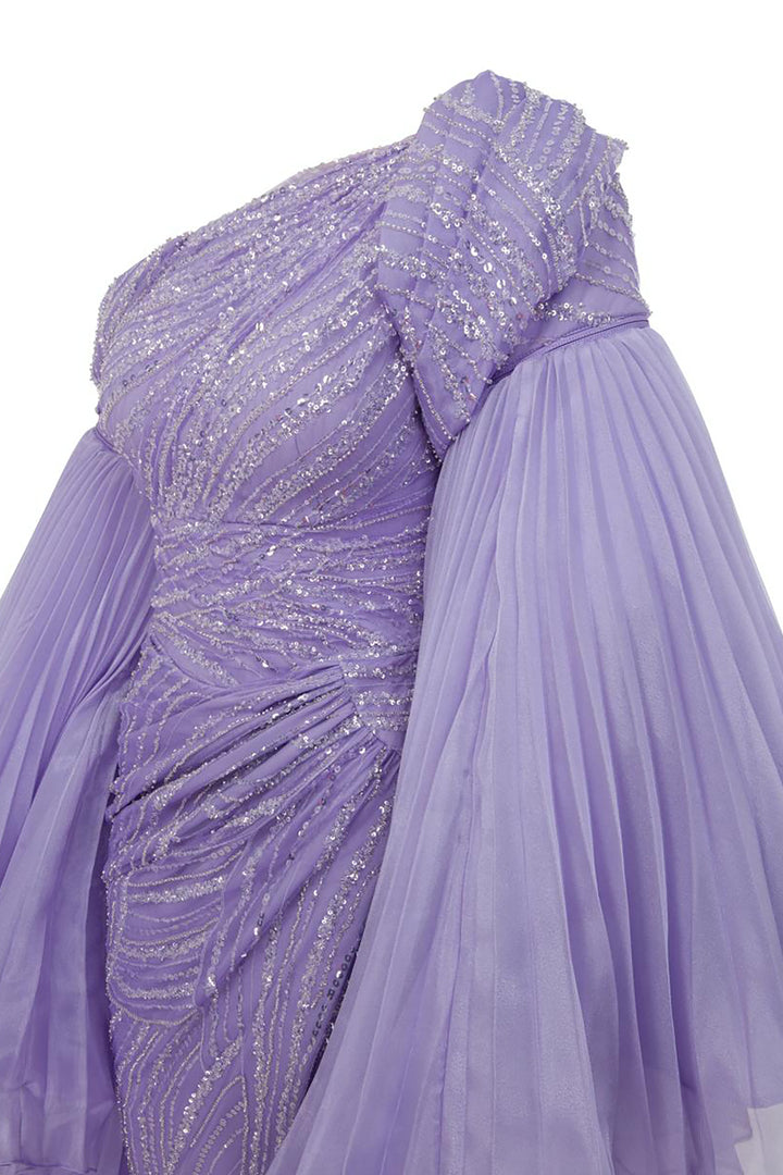 Payet Dress with Embroidered Embellishments